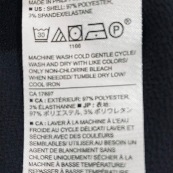 Banana Republic Black 3/4 sleeves blouse - Picture 4 of 4